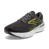 Brooks Women's Glycerin GTS 20 Supportive Running Shoe - Ebony/White/Nightlife - 10.5 Medium