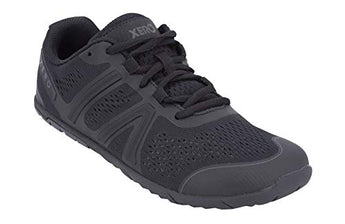Xero Shoes HFS - Men's Lightweight Barefoot-Inspired Minimalist Road Running Fitness Shoe. Zero Drop Sneaker Black