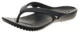 Crocs womens Kadee Ii Flip Flop, Black, 8 US
