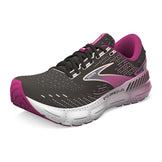 Brooks Women's Glycerin GTS 20 Supportive Running Shoe - Black/Fuchsia/Linen - 10.5 Medium