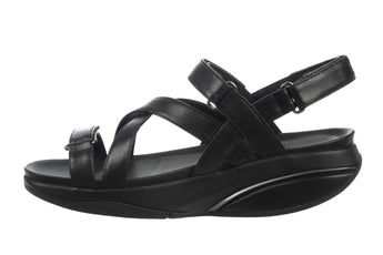 MBT Women's Kiburi Dress Sandal, Black - 10-10.5 M US