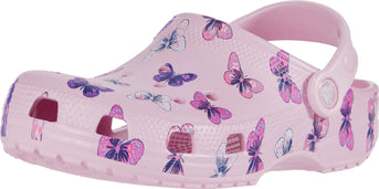 Crocs Kids' Classic Graphic Clog, Ballerina Pink, 10 US Unisex Toddler