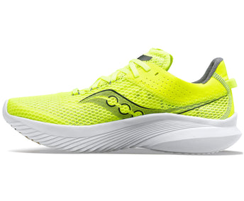 Saucony women's Kinvara 14 Sneaker, Citron/Black, 8.5 US