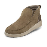 Hey Dude Women's Denny Suede Chestnut Size 5 | Women’s Shoes | Women’s Casual Boots | Comfortable & Light-Weight